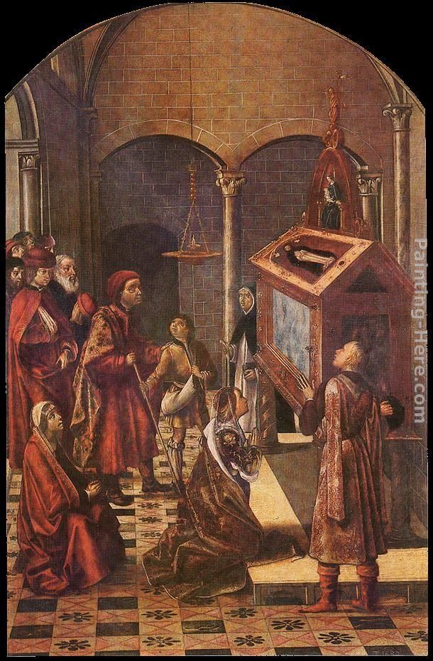 Pedro Berruguete The Tomb of Saint Peter Martyr